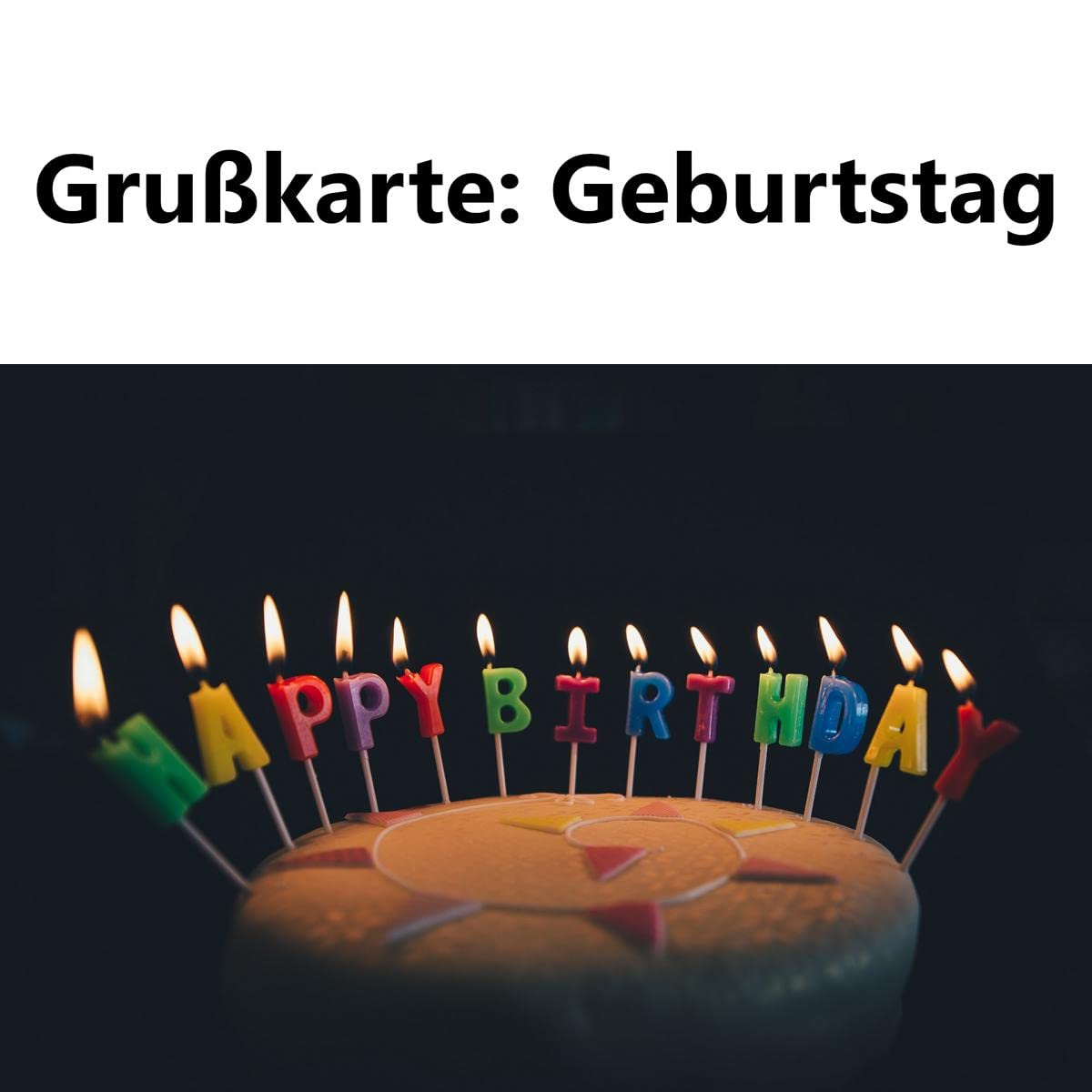 Blumenstrauß -Sonnengruß- mit kostenloser Glückwunschkarte/handgeschrieben