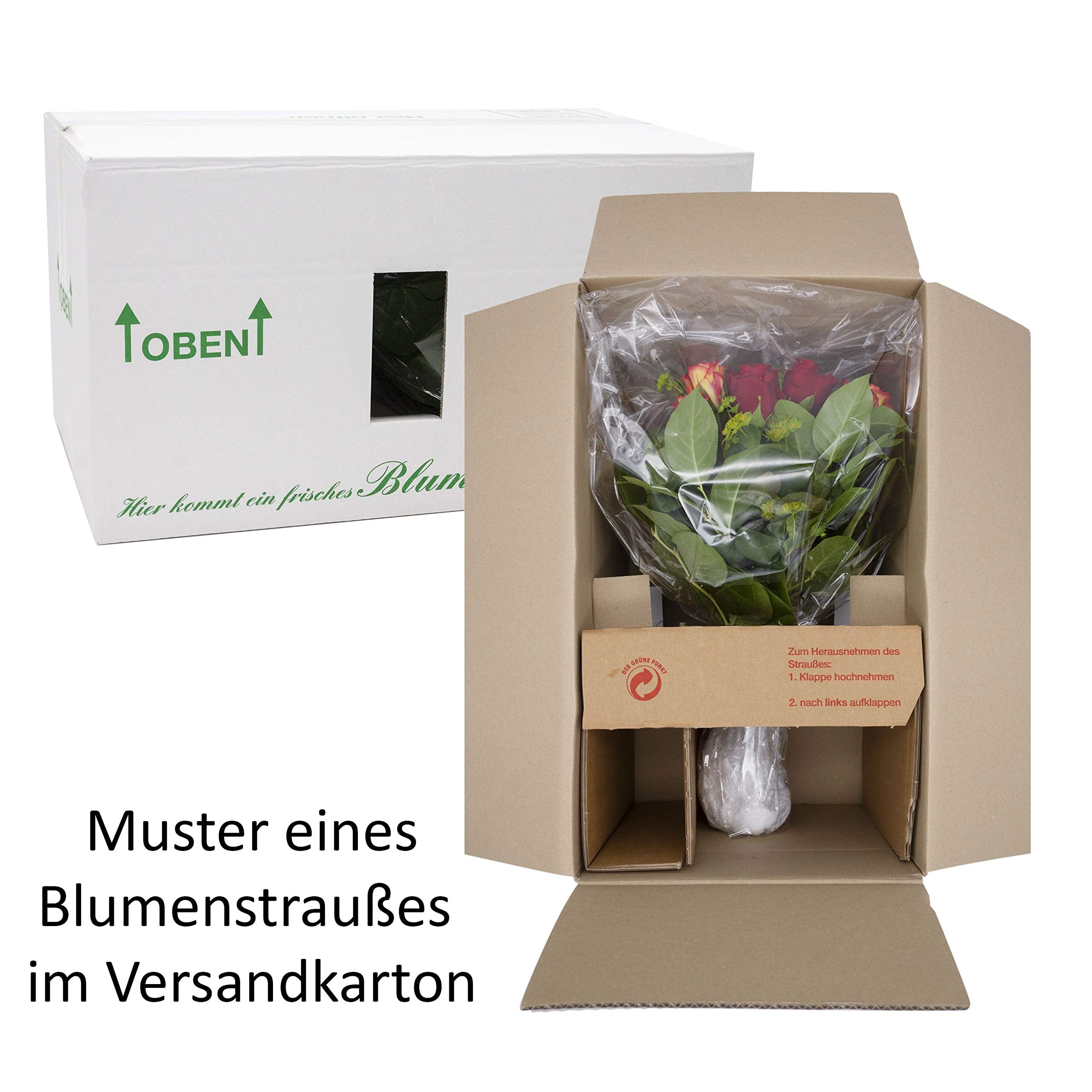 Dominik Blumen und Pflanzen, Blumenstrauß "Allerliebst" mit Rosen, Gerbera und Bartnelke