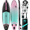 ATPROSS SUP Board aufblasbar 350x89x15cm, Extra breites Stand Up Paddle Board 200 kg, inkl. Zubehör & Rucksack,, Surfen, Kajak