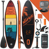 ALLPICK Premium SUP Board Set aufblasbar | Stand Up Paddle Board mit Kamera-Halterung, Zubehör & Paddel | 150–180 kg Tragkraft